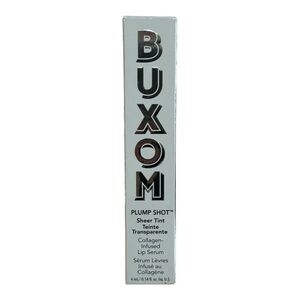 Buxom Plump Shot Sheer Tint Collagen Infused Lip Serum - Plum Power NIB